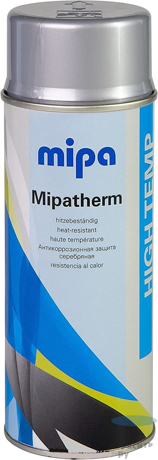 Mipa Mipatherm Краска термо.черная 800С антикор.аэрозоль 400 мл(6шт.кор)