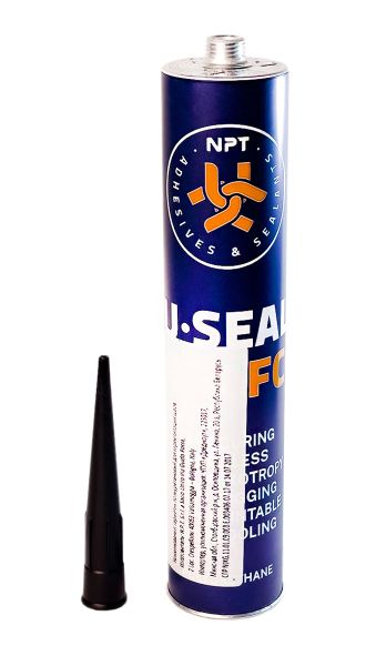 U-Seal 550FC герметик шовный, полиуретановый, черный, 310мл \12шт