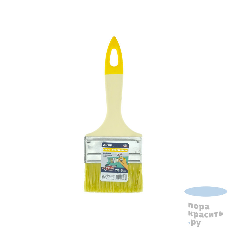 Кисть "Столичная Light",КФ 75*8мм,Акор (10