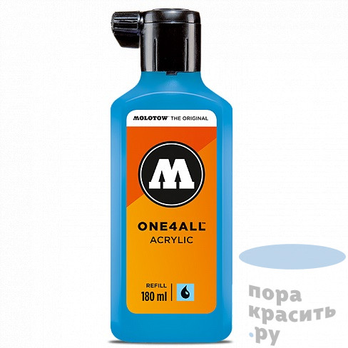 Molotow заправка ONE4ALL акриловая (180) черный 180 мл