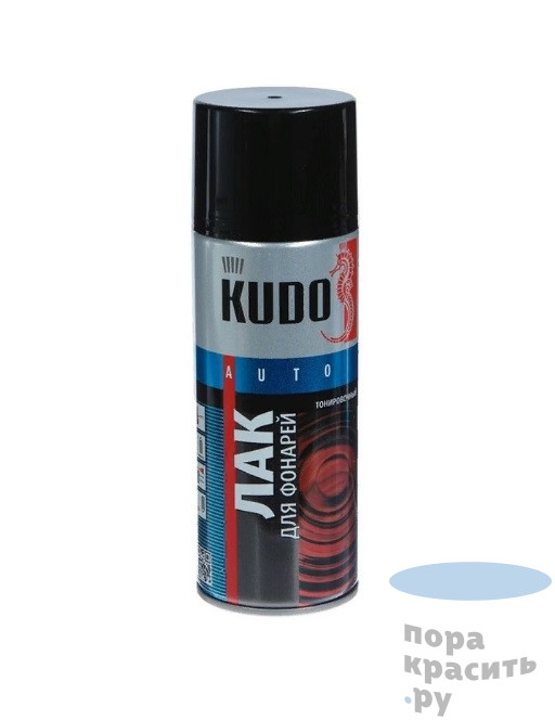 KUDO Лак для тонировки фар черный , 520 мл