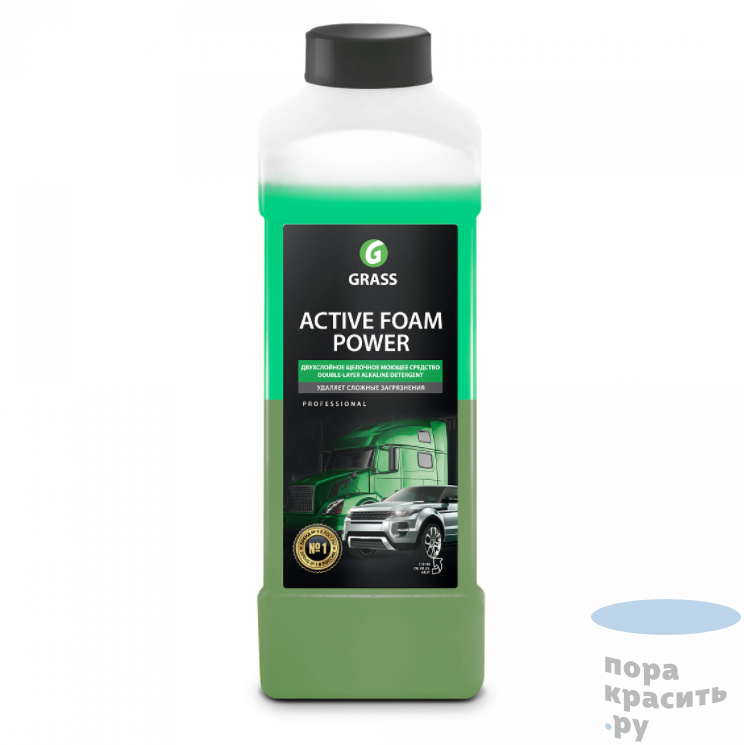 GRASS Средство для бесконт. мойки Active Foam Power активная пена концентрат 1л