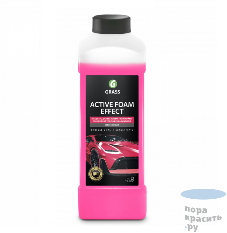 GRASS Средство для бесконт. мойки Active Foam Effectt суперпена эф.снежн.хлопьев 1л
