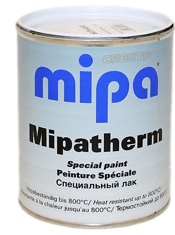 Mipa Краска термо. серебристая 800С антикор.750 мл (6шт.кор)