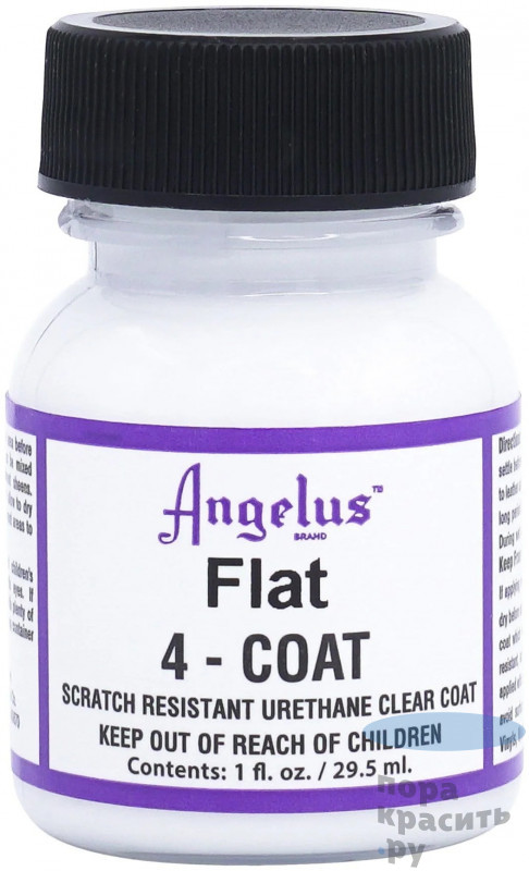 Angelus901-01-000 Angelus лак Flat 4-Coat Acrylic Finisher 901-01-000 29.5мл.