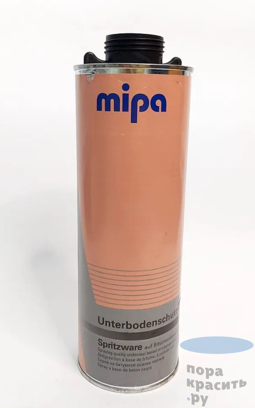 Mipa Unterbodenschutz Антигравий битумный чёрный 500 мл аэрозоль(12 шт.кор)