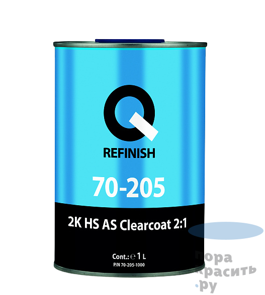 Q- Refinish Лак акриловый 2К HS 2:1 (1л)