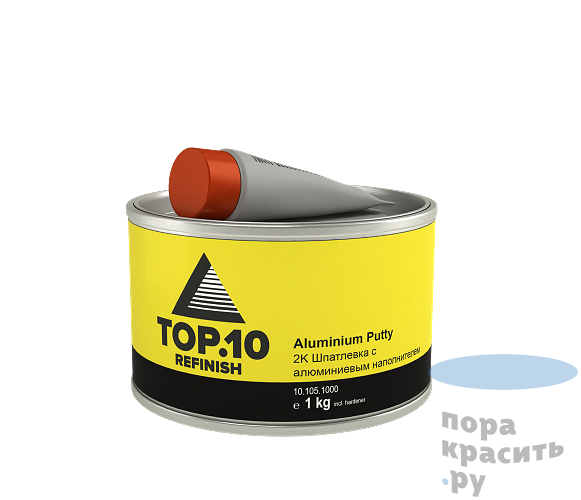 TOP.10 Шпатлевка Aluminium (1,0 кг) (12 шт.кор)