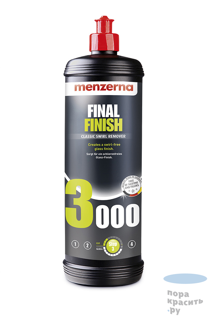 MENZERNA FF3000 Полировальная паста на основе оксида алюминия антигалограмная