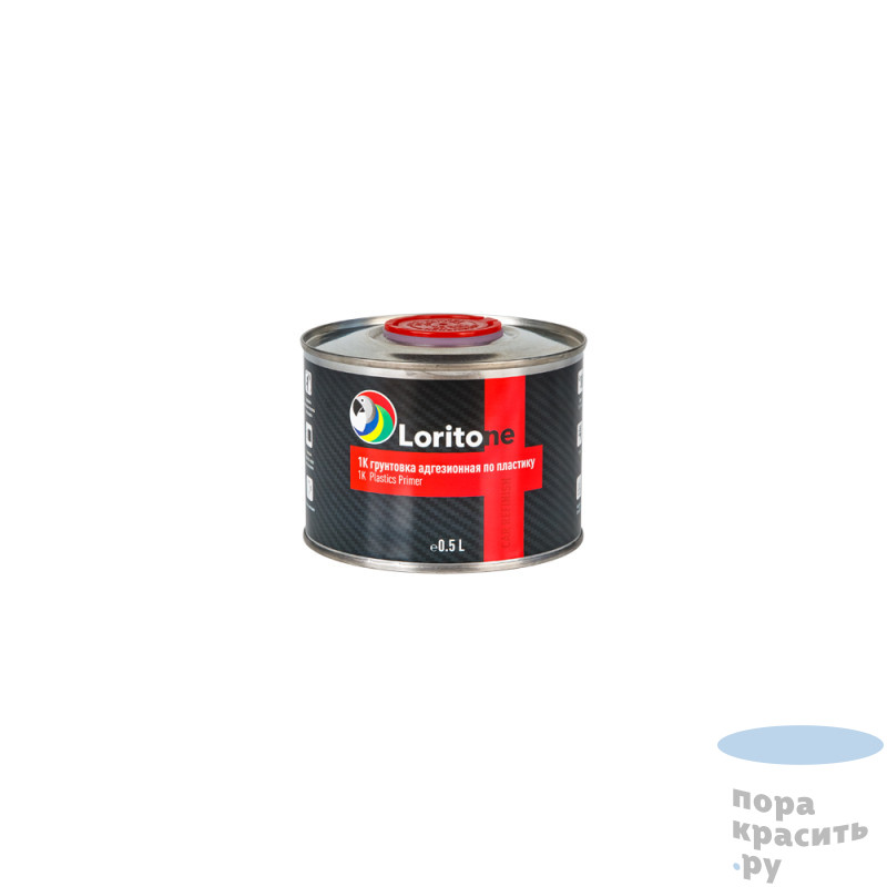 LORITONE Грунт адгезионный по пластику 1k PP(с серебром)(0,5л)